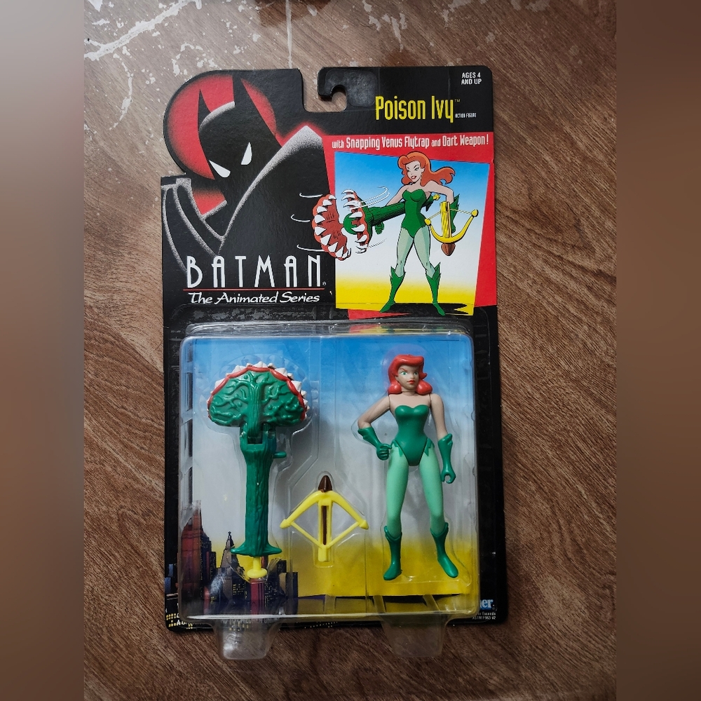 1993 Batman The Animated Series Poison Ivy Action Figure Kenner - Picture 3 of 9